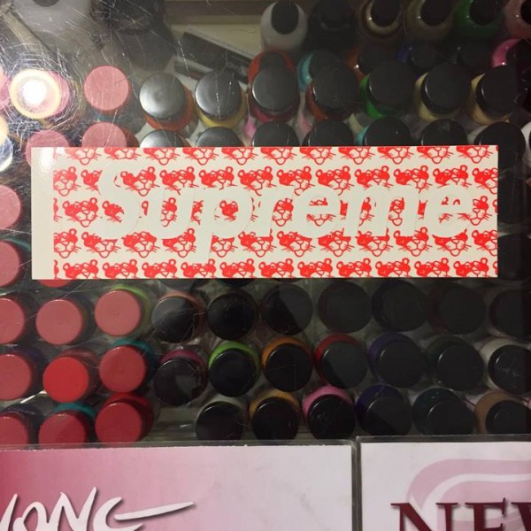 2014 Sup Pink Panther Sticker Red