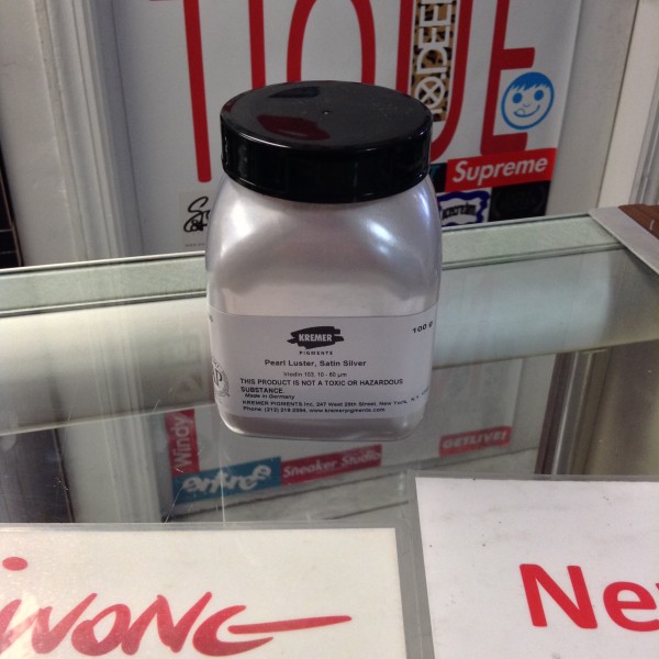 Kremer Pigment Pearl Luster Satin Silver 100 Grams