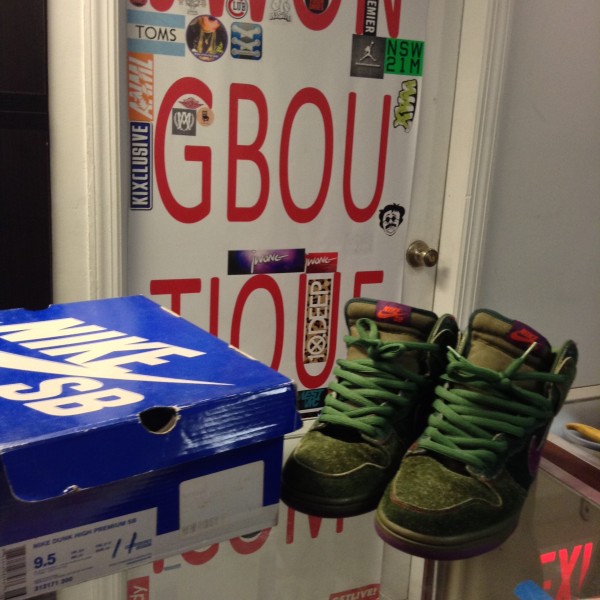 2010 Nike Dunk High SB Skunk