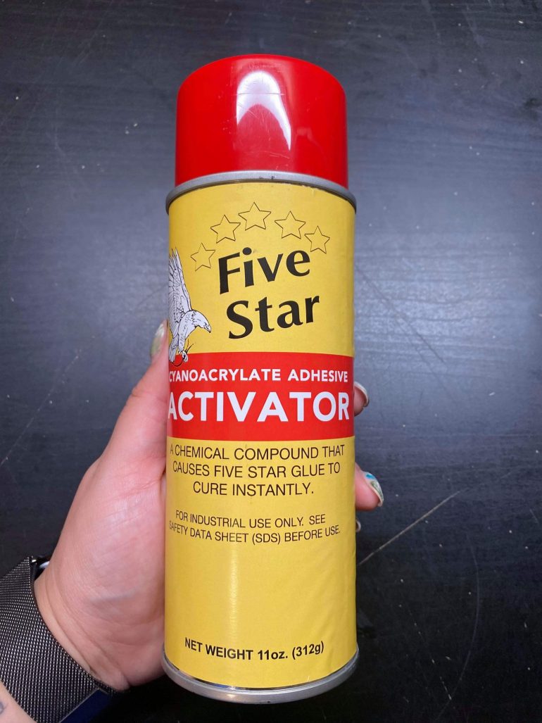 Five Star Cyanoacrylate Adhesive Activator 11 OZ Jwong Boutique