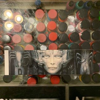 2014 Sup Alien H.R. Giger Dark Seed Box Logo Sticker