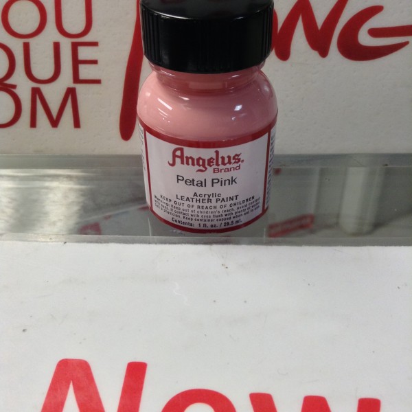 Angelus Petal Pink  Acrylic Leather Paint 1 FL OZ