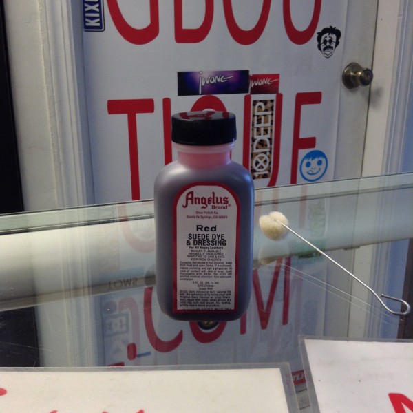Angelus Suede Dye And Dressing Red 3 FL OZ