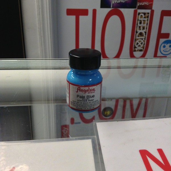 Angelus Pale Blue Acrylic Leather Paint 1 FL OZ