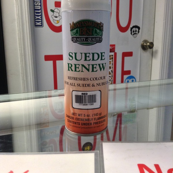 Moneysworth And Best Suede Renew Red 5 oz