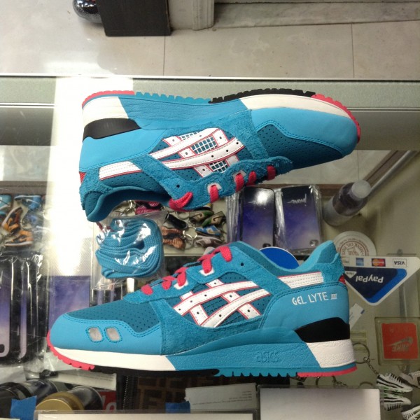 2014 Asics Gel Lyte lll Bait Teal Dragon 