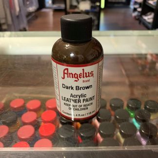 Angelus Dark Brown Acrylic Leather Paint 4 FL OZ