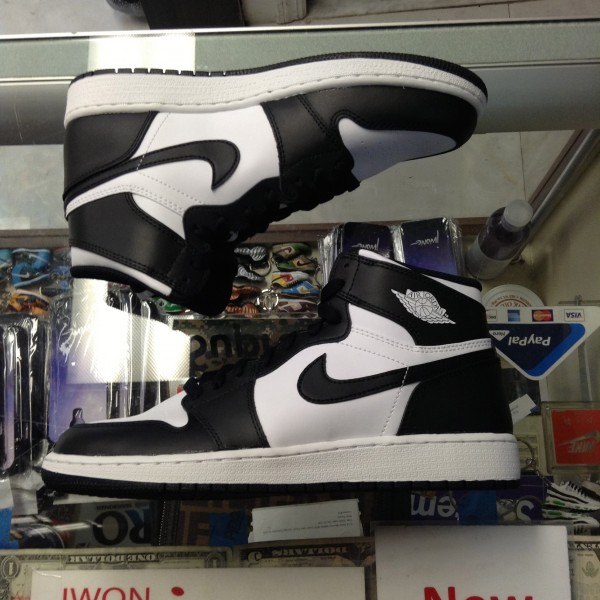 2014 Nike Air Jordan I Black White Youth