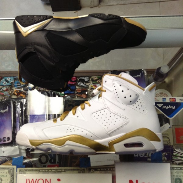 2012 Nike Air Jordan VI VII GMP Golden Moment Pack