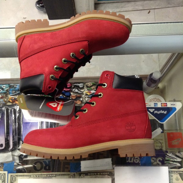 2014 Timberland Junior 6 Inch Boot Red