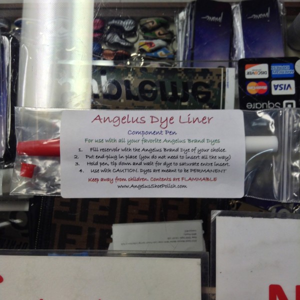 Angelus Dye Liner Component Pen Marker