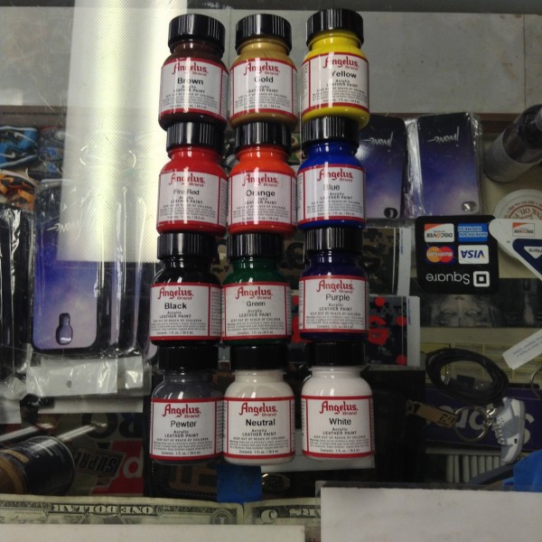 Angelus Acrylic Leather Paint 12 Set Starter Kit 1 FL OZ