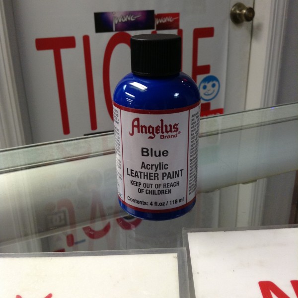 Angelus Blue Acrylic Leather Paint 4 FL OZ