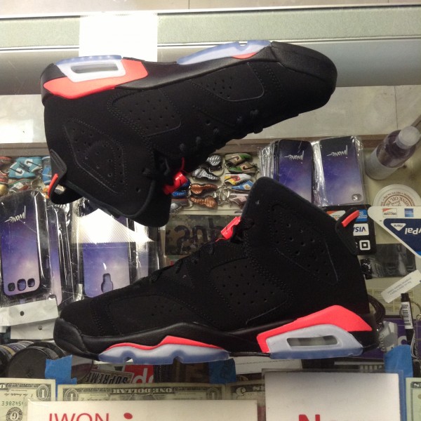 2014 Nike Air Jordan VI Black Infrared Youth