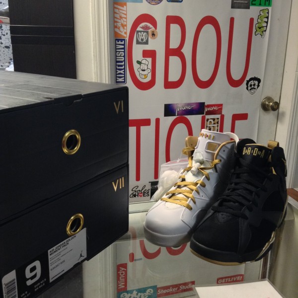 2012 Nike Air Jordan VI VII GMP Golden Moment Pack