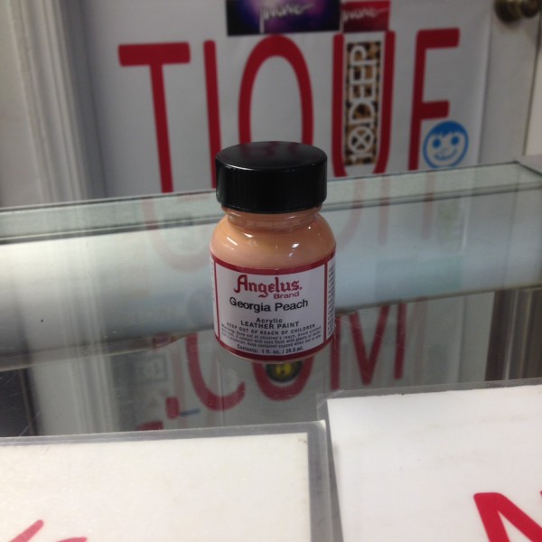 Angelus Georgia Peach  Acrylic Leather Paint 1 FL OZ