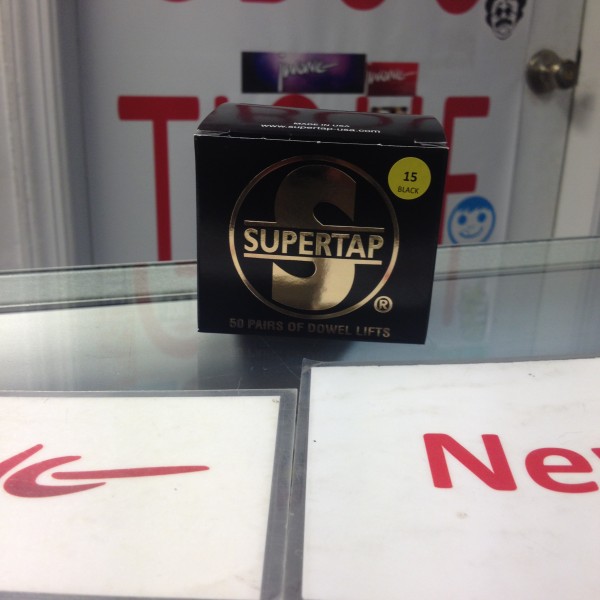 Super Tap Dowel Lift Heel Tips #15 Black