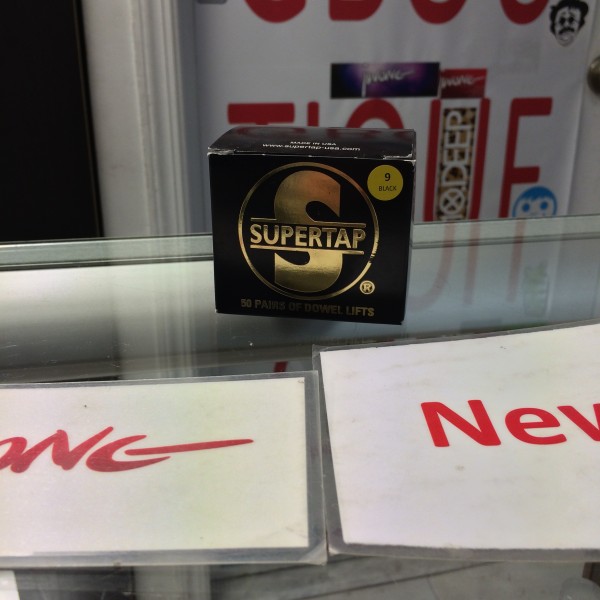 Super Tap Dowel Lift Heel Tips #9 Black