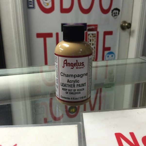 Angelus Champagne Acrylic Leather Paint 4 FL OZ