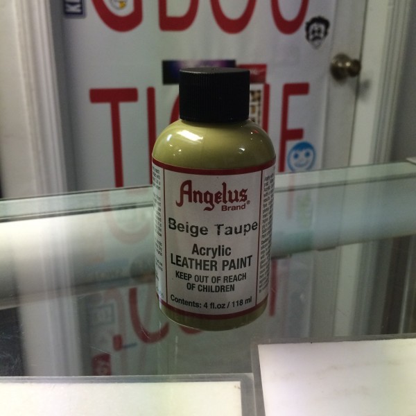 Angelus Beige Taupe Acrylic Leather Paint 4 FL OZ