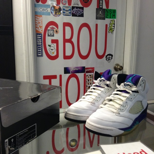 2006 Nike Air Jordan V White Grape