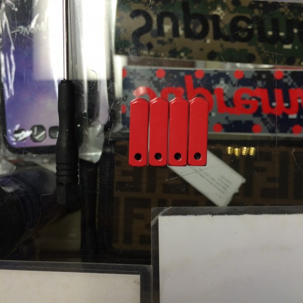 Yeezy II NRG Aglets Tip Red Large Screw On