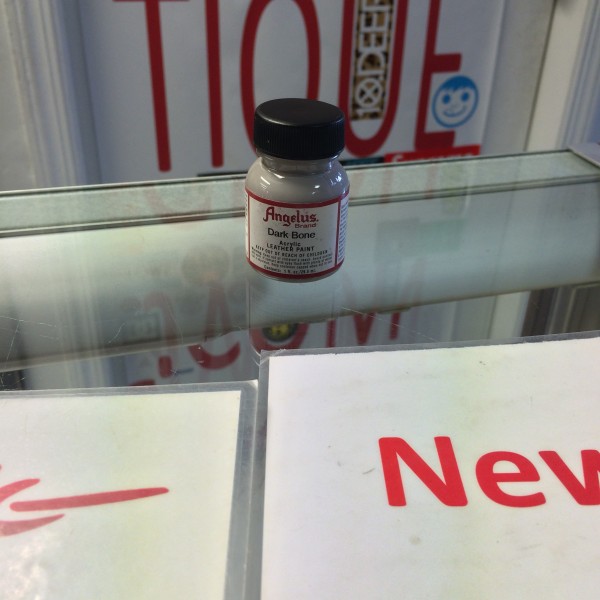 Angelus Dark Bone Acrylic Leather Paint 1 FL OZ