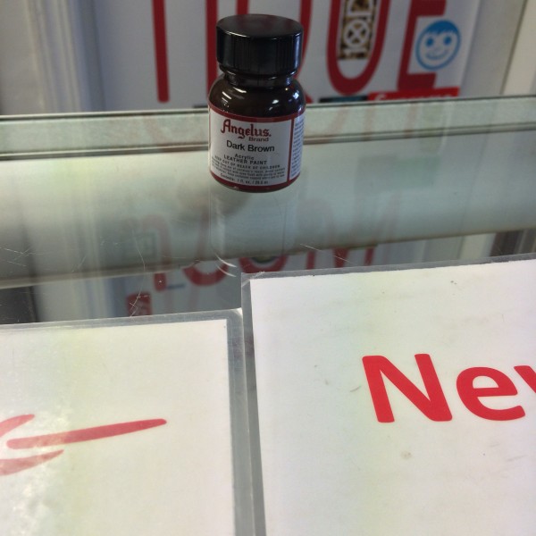Angelus Dark Brown Acrylic Leather Paint 1 FL OZ