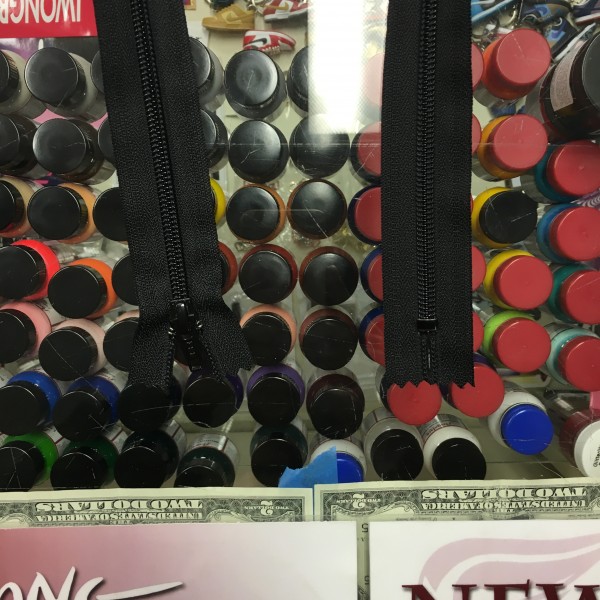 Nylon Zipper Black 20 Inch