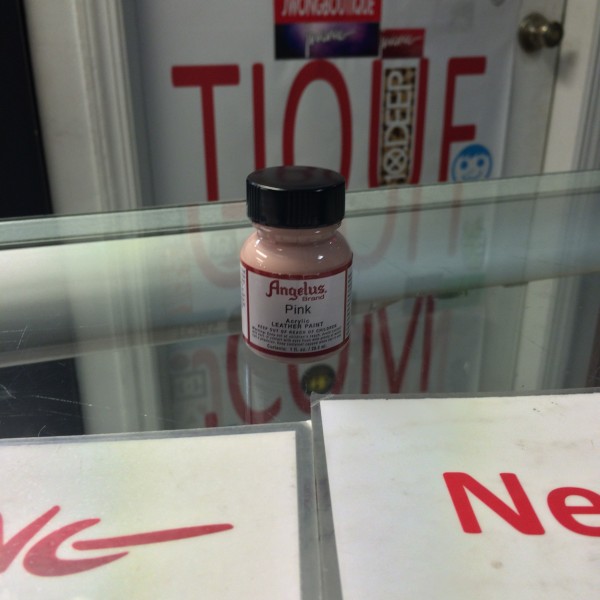 Angelus Pink Acrylic Leather Paint 1 FL OZ