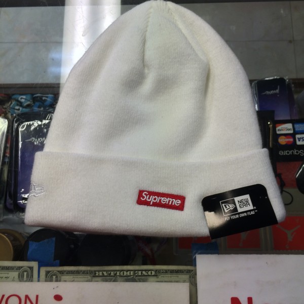 2014 Sup New Era Beanie White