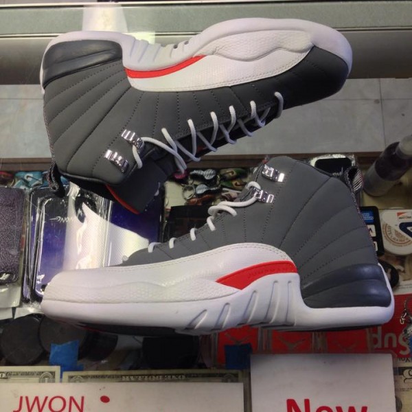 2012 Nike Air Jordan XII Cool Grey Youth
