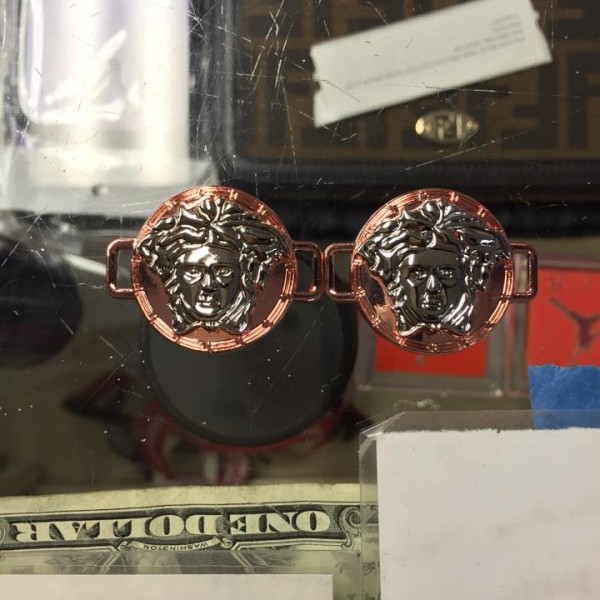 Rose Gold And Silver Medusa Lace Lock