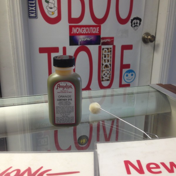 Angelus Orange Leather Dye 3 FL OZ