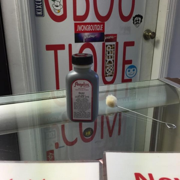 Angelus Gold Leather Dye 3 FL OZ