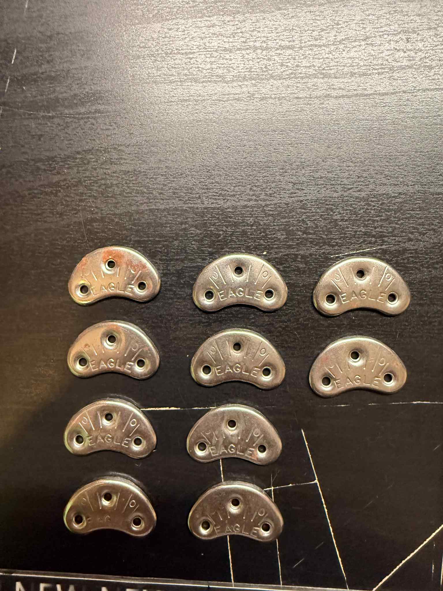 Eagle Shoes Metal Heel Plates 5 Pairs With 5/8 Threaded Nails Discontinued - Image 18