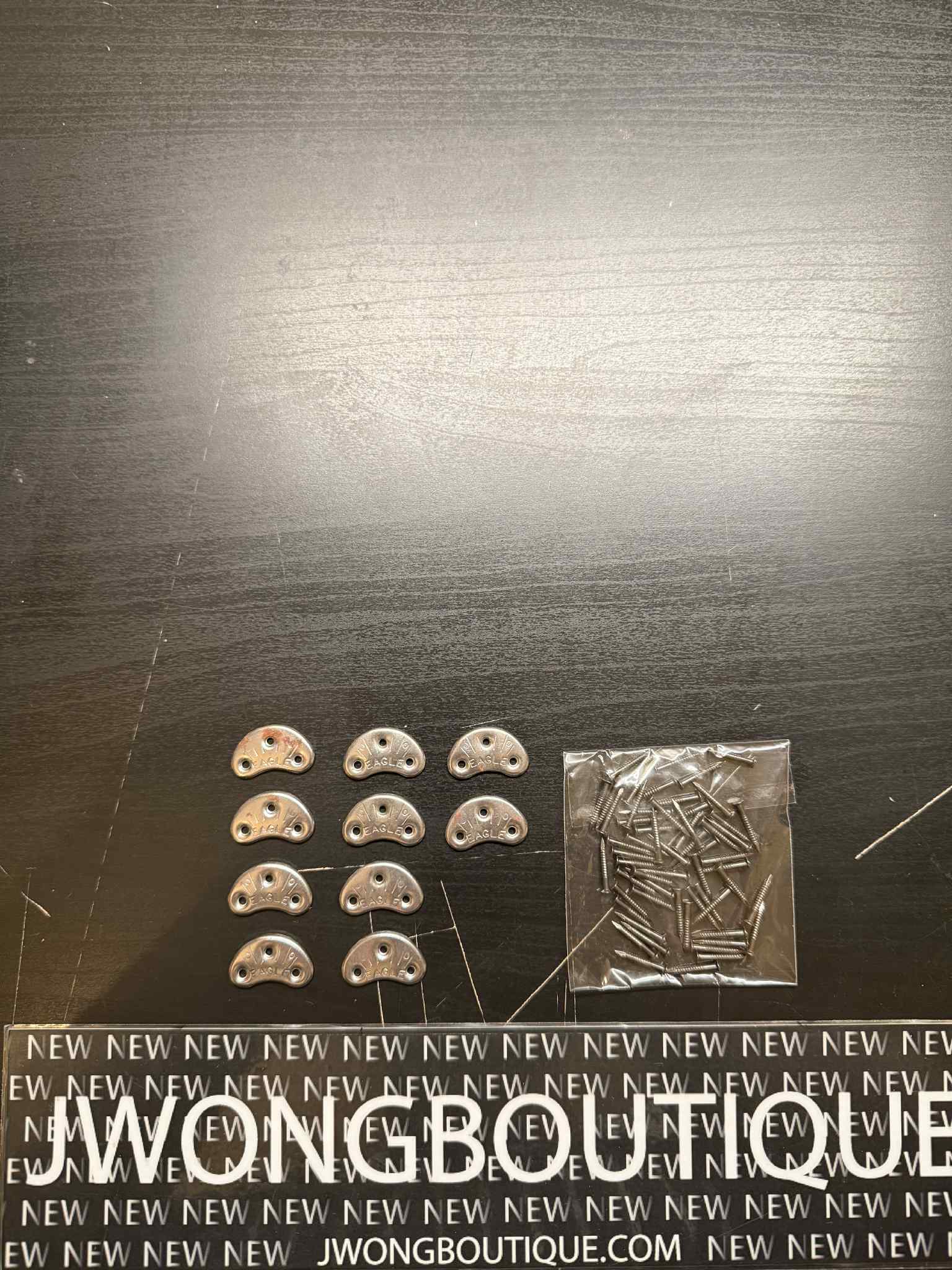 Eagle Shoes Metal Heel Plates 5 Pairs With 5/8 Threaded Nails Discontinued - Image 10