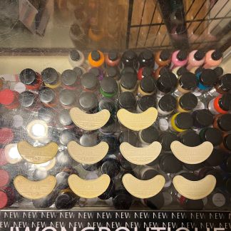 Traveler Shoe Heel Plates #5 Clear 5 Pairs With 5/8 Threaded Nails