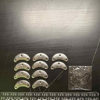 Eagle Shoes Metal Heel Plates 5 Pairs With 5/8 Threaded Nails Discontinued