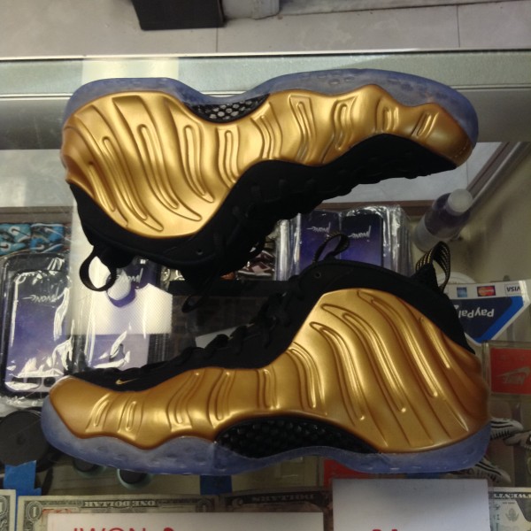 2015 Nike Air Foamposite Gold Men