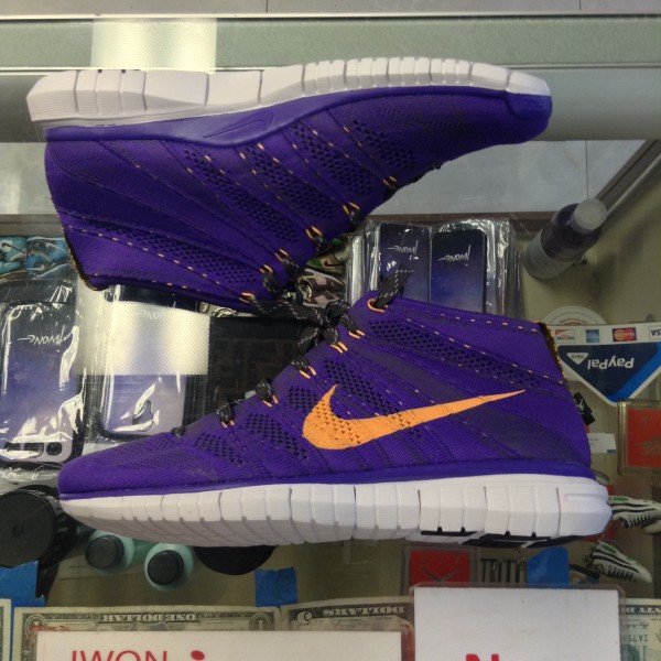2014 Nike Free Flyknit Chukka Hyper Grape Men