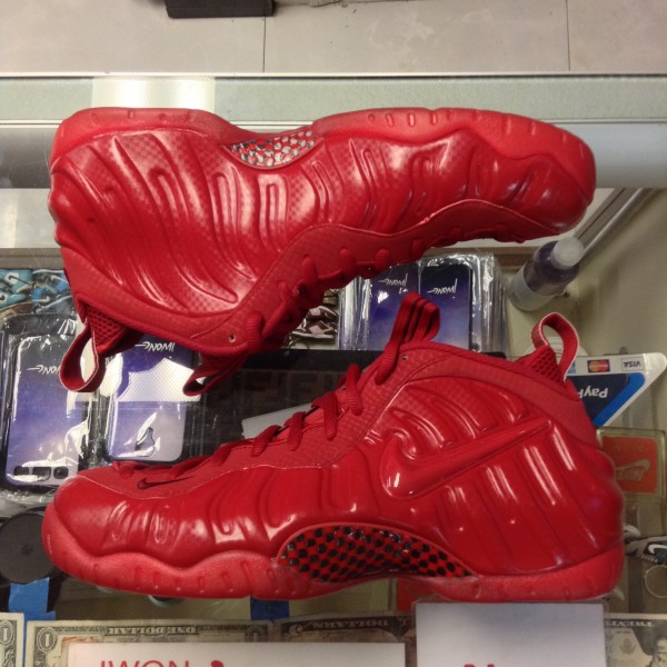 2015 Nike Air Foamposite Pro Gym Red Men