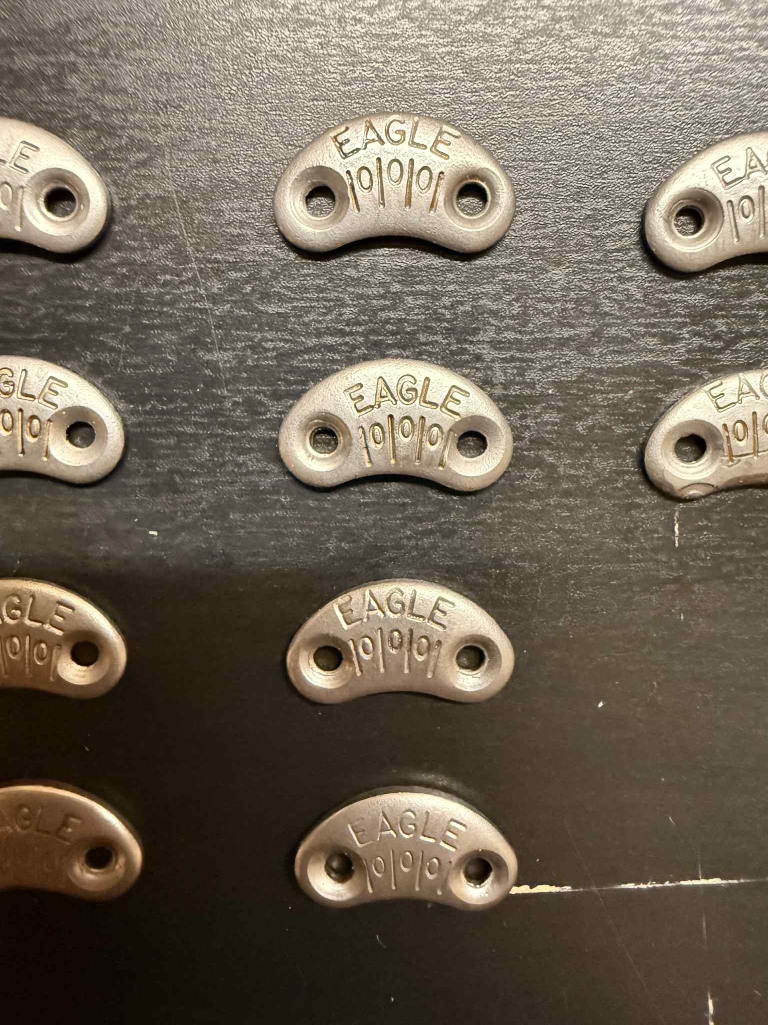 Eagle Shoes Metal Heel Plates 5 Pairs With 5/8 Threaded Nails Discontinued - Image 28