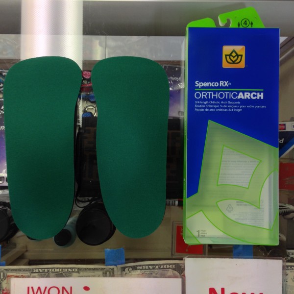 Spenco RX Orthotic Arch 3/4 Insoles Youth