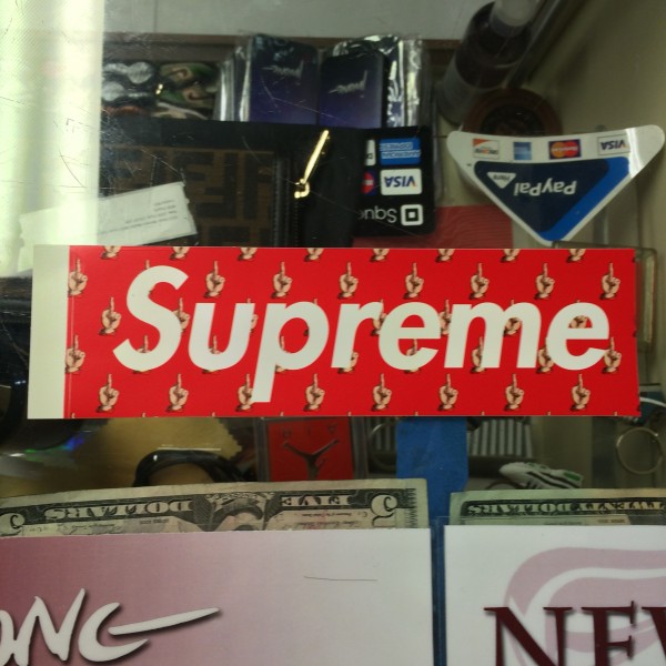 2015 Sup Undercover Red Sticker