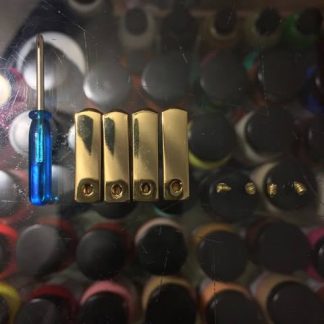 Yeezy II NRG Aglets Tip Gold Large Screw On Small Screwdriver 