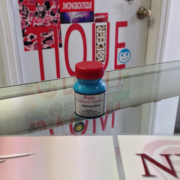 Angelus Collectors Edition Gamma Blue Acrylic Leather Paint 1 FL OZ