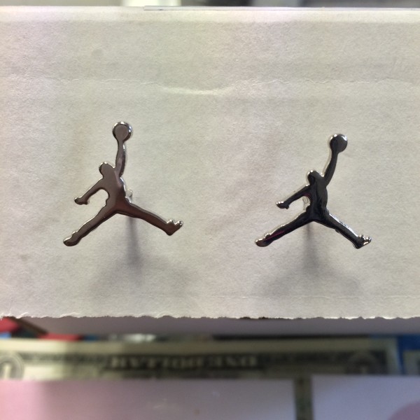 2015 Jordan Jumpman Pin Silver