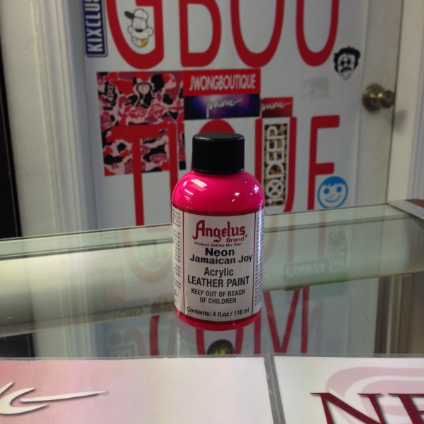 Angelus Neon Jamaican Joy Acrylic Leather Paint 4 FL OZ