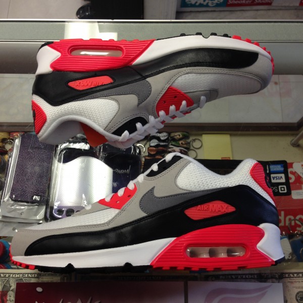 2015 Nike Air Max 90 Infrared Half Box